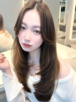 マインバイアフロートギンザ(MYNE by AFLOAT GINZA)&nbsp;レイヤーカット/ミルクティーブラウン