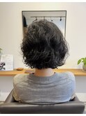 くせ毛活かし　なんとなくを卒業　スタイリッシュウエーブ・ボブ