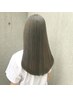 《サラ艶髪》カット+縮毛矯正+TOKIOインカラミ&ウォーターtr ¥17900