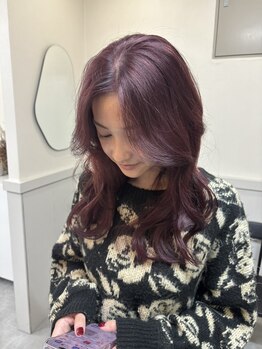 サンノット(SUN KNOT)の写真/厳選されたオーガニック薬剤を使用！髪に優しく、艶感をキープしながら、理想のスタイルを実現♪