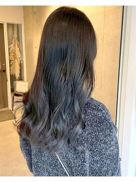 ロッカヘアエジェ(ROCCA hair eje.) 透明感ブルージュロング