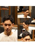 アップバングショート