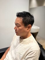 エムエイチザバーバー 本町(MH THE BARBER) 大人メンズアップバングショート【北浜・淀屋橋】