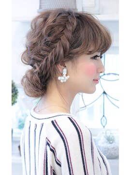 ウィル 西宮店(WiLL) -WiLL-大人可愛い編み込みルーズアレンジアップ