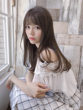 ミリム 栄矢場町店(MIRiM) 【MUSE】似合わせカット、艶ストレートグレージュカラー