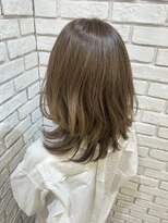 レガロ(REGALO)&nbsp;【リアルサロンワーク】オリーブベージュ×ナチュラルレイヤー