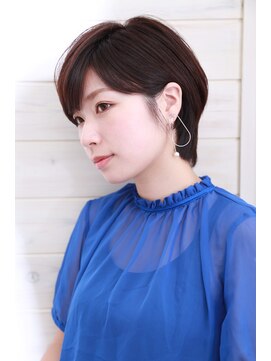 オーシャン(Ocean) [OCEAN Hair&Life藤原純] シンプルショート×ダークカラー☆