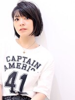 エムスラッシュ みなとみらい馬車道店(M SLASH)&nbsp;M.SLASH馬車道/クラシカル/黒髪/シースルー前髪/前下がりボブz2