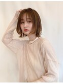 ナチュラルストレートボブ