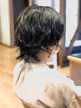 コレット(COLLET) ウルフボブ×強めパーマ