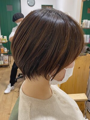 〈メンズもOK◎〉ボブ・ショートは【am hair design】にお任せ♪憧れの女性らしいショートヘアを叶えます＊