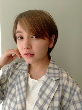 キープへアデザイン(keep hair design) 大人ショート/30代40代50代/明るい白髪染め【三橋】