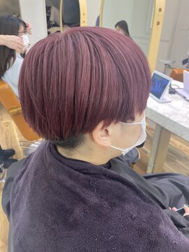 アプリバイリアン 浦和2号店(appri by Rien) チェリーレッド/刈り上げ女子/マッシュ