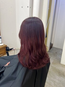 アジールヘア 北千住駅西口店(agir hair) ピンクカラー韓国ブリーチ[北千住/北千住駅近/北千住西口]