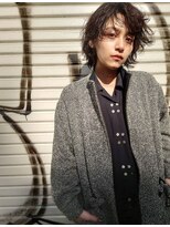 エムスラッシュ アヴェダ 自由が丘(M.SLASH AVEDA)&nbsp;シースルーバング/カーキアッシュ/大人ショート/似合わせカット