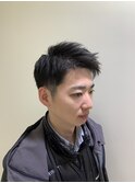 ツーブロックショート