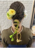 袴×ヘアアレンジ