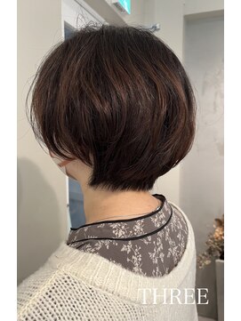 スリー(THREE) 20代,30代,40代/骨格似合せ/美フォルム/ショートボブ【札幌】