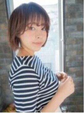 フラミューム 二子玉川(flammeum) ミニボブ×透けバング