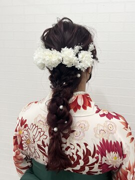 アールプラスヘアサロン(ar+ hair salon) 袴着付け♪ヘアセット