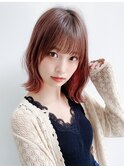 銀座/ショートボブ/髪質改善/顔周りレイヤー/韓国/ブリーチなし
