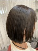 髪質改善 Aujuaトリートメントまとまる艶ボブスタイル@田代6/15