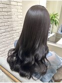 透明感暗めカラー＊グレージュ
