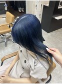 20代大人可愛いネイビーカラー美肌【上野】