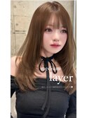 (lilley内堀)韓国ヘア×レイヤーカット×ブラウンカラー