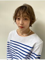 セーヌアワー(CEINE OUR)&nbsp;20代/30代/前髪あり/切りっぱなし/ボブ/ショート/ブリーチ