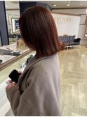外ハネ×レッド
