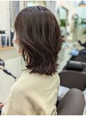 ミディアムレイヤー×切りっぱなし