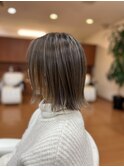 ★ハイライトカラー×ツーブロックボブ★