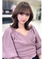 ランズ(LANDS) ワンホンへア 顔まわりレイヤーカット 【韓国ヘア 大阪 梅田】