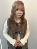 レイヤーとベージュ