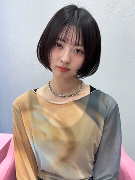 ボタン シブヤ(VOTAN SHIBUYA) 顔まわりカット/ボブ/顔まわりレイヤー/前髪あり/