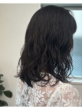 ガーランドギンザ(Garland Ginza) 韓国風巻き　ミディアムパーマ