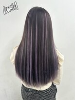 ルシア 京都四条河原町烏丸(LuciA) 【レミー100%/54cm】シールエクステ80枚×バレイヤージュ