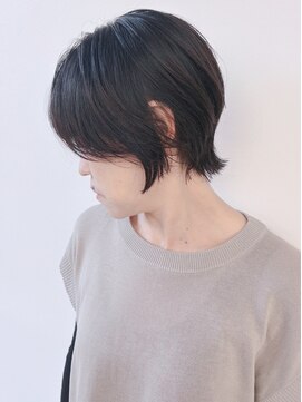 モリオフロムロンドン 松戸店(Morio from London) 【松戸　テラカド】大人可愛いショートウルフミニウルフ黒髪