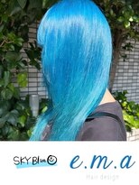 エマヘアデザイン(e.m.a Hair design) スカイブルー