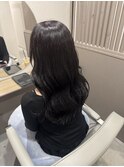 暗髪ヘアー　韓国ヘア