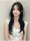 韓国ヘア/ハッシュカット/ロングレイヤー/Zina福岡天神