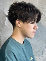 ニアウ 高崎店(Niau)&nbsp;シャドウパーマセンターパートメンズパーマメンズサロン群馬高崎