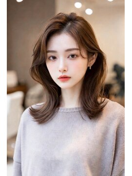 エルサ(Elsa) 20代30代人気/レイヤーカット/韓国ヘア/ワンホンヘア/くびれヘア