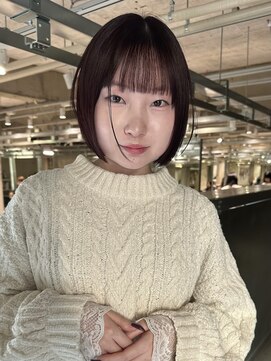 リム(LIM) 人気のレッドカラー×ボブスタイル