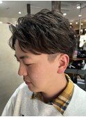メンズカット×ニュアンスパーマ