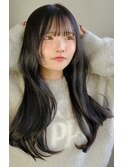韓国ヘア/ナチュラルレイヤー/ロングレイヤー/美髪ストレート