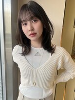 アクシス 栄店(`AXIS)&nbsp;イメチェン/ピンクベージュ/アンブレラカラー/前髪/栄矢場町