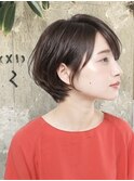 ひし形ショートボブ/ショートヘア/30代/40代/50代/表参道