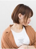 梅田/髪質改善/透明感カラー♪フェイスライン小顔ボブ